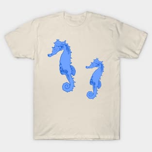 Blue seahorses T-Shirt